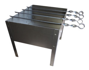 Тонкостенный мангал из металла Тонкостенный мангал