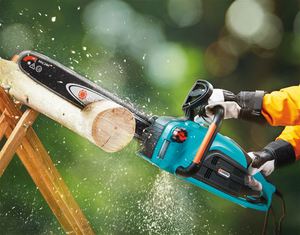 Что собой представляет функция блокировки электрической цепной пилы Техническое описание функции блокировки цепной электропилы